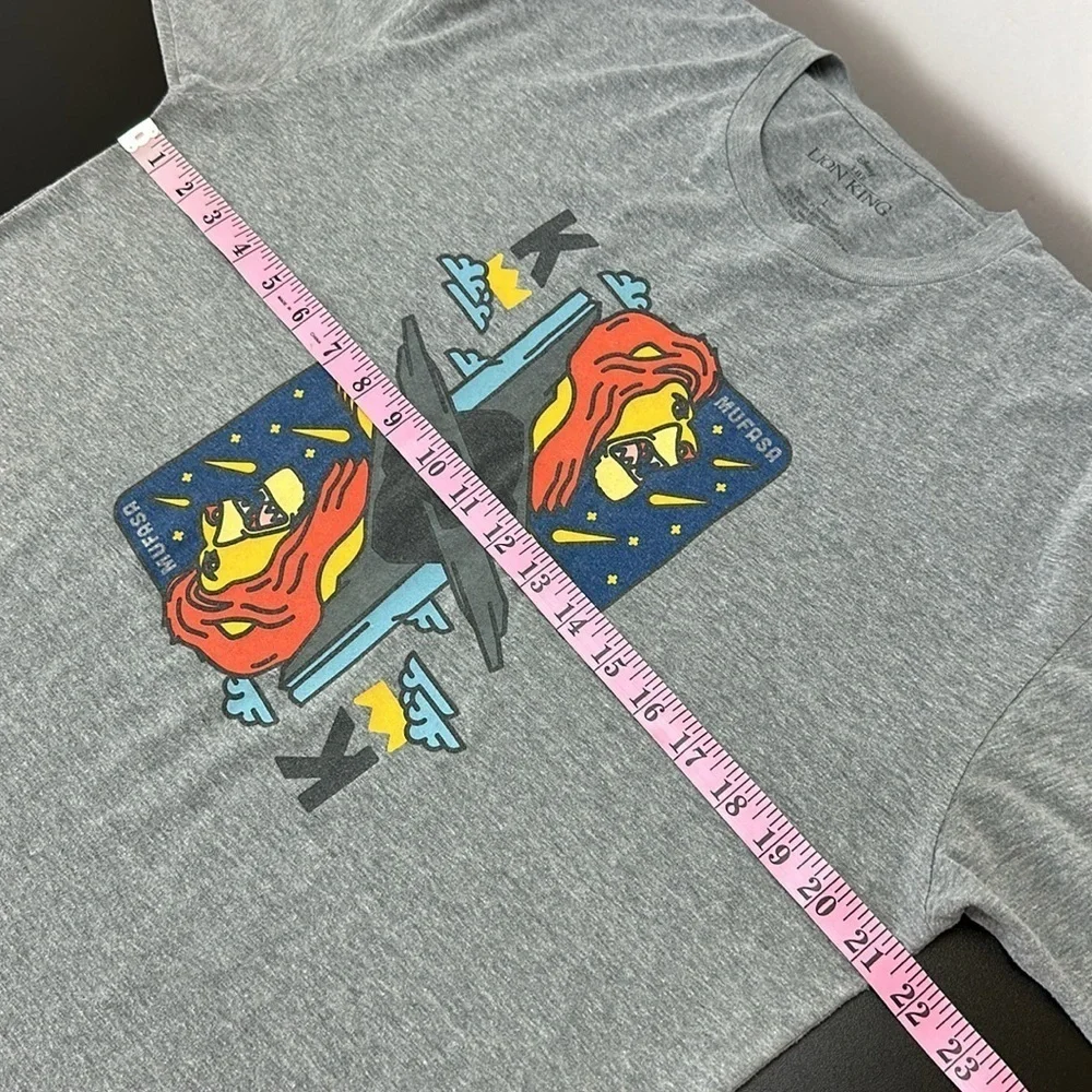 Disney The Lion King Mufasa‎ Card Graphic T-Shirt Tee Size Large